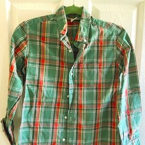 Jcrew Factory Boys Red/Green Plaid